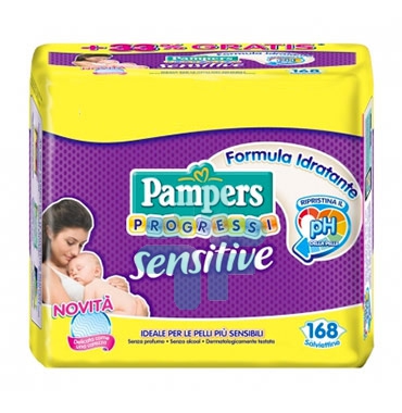 Pampers progressi newborn, 168 pannolini, taglia 1 (2-5 kg)